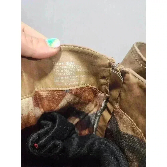 Women's Chelsea Moreland Brown High Riding Boots Size 8.5 M - Picture 6 of 6